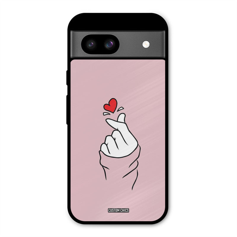 Sending Heart Google Pixel 8a Mobile Back Cover - Cute PrintShield Case
