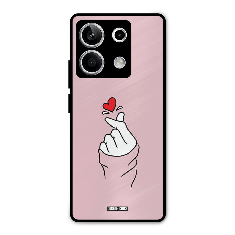 Sending Heart Redmi Note 13 5G Mobile Back Cover - Cute PrintShield Case