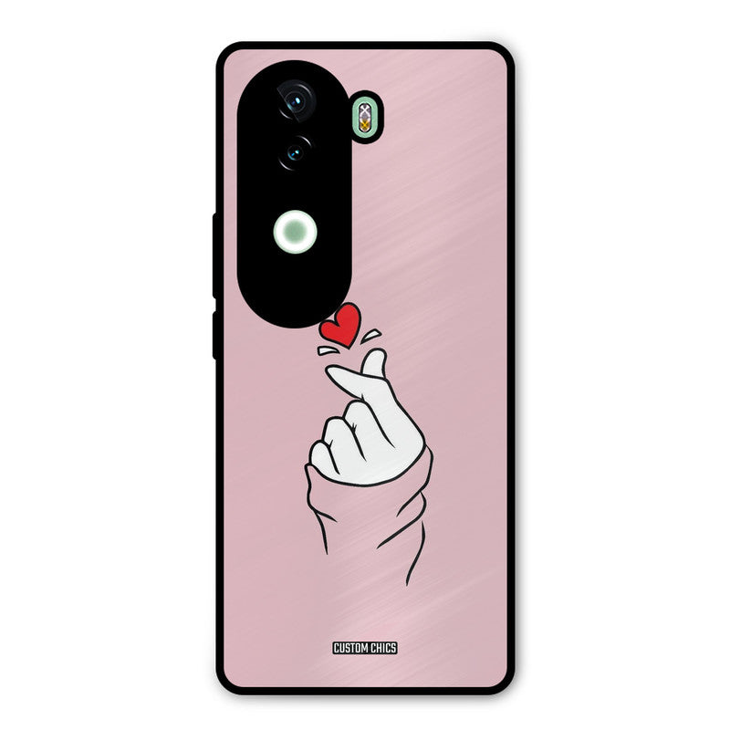 Sending Heart Vivo V40e Mobile Back Cover - Cute PrintShield Case