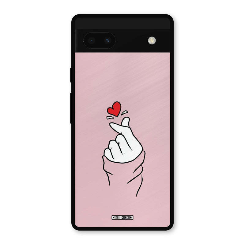 Sending Heart Google Pixel 6a Mobile Back Cover - Cute PrintShield Case