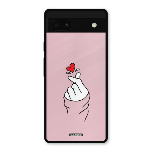 Sending Heart Google Pixel 6a Mobile Back Cover - Cute PrintShield Case