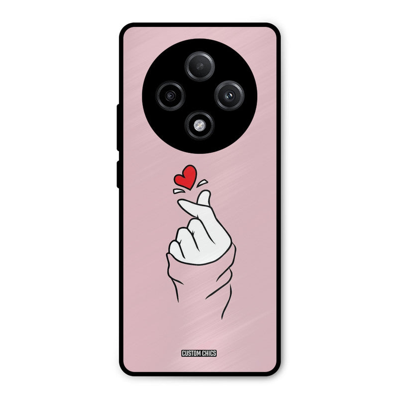 Sending Heart Oppo F27 Pro Plus 5G Mobile Back Cover - Cute PrintShield Case
