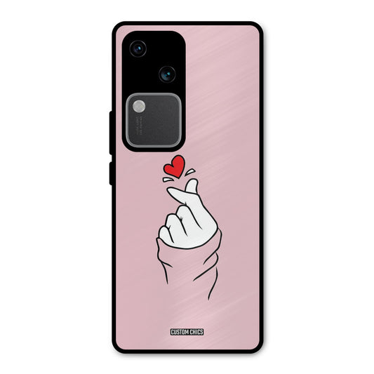 Sending Heart Vivo V30 Mobile Back Cover - Cute PrintShield Case