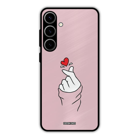 Sending Heart Samsung Galaxy S24 Plus Mobile Back Cover - Cute PrintShield Case