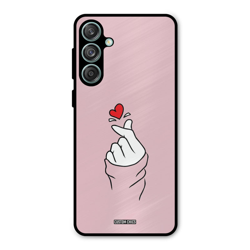 Sending Heart Samsung Galaxy M55 5G Mobile Back Cover - Cute PrintShield Case
