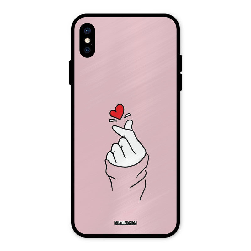 Sending Heart iPhone XS Max Mobile Back Cover - Cute PrintShield Case