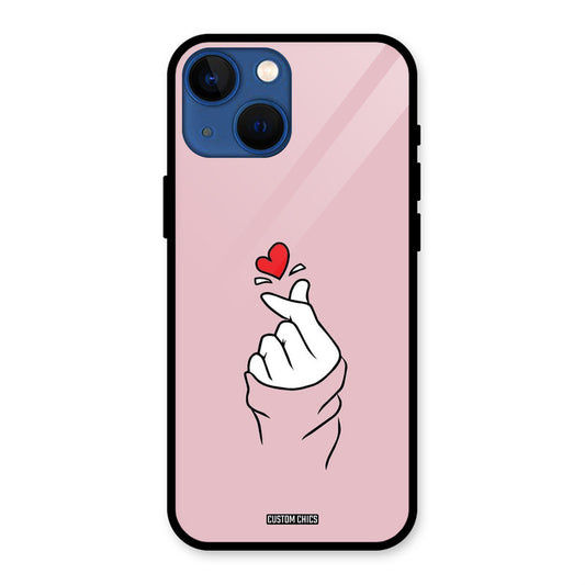 Sending Heart iPhone 13 Mini Mobile Back Cover - Cute PrintShield Case