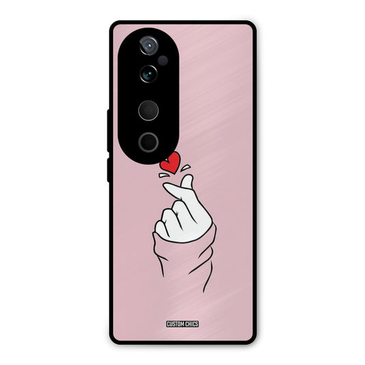 Sending Heart Vivo V40 Mobile Back Cover - Cute PrintShield Case