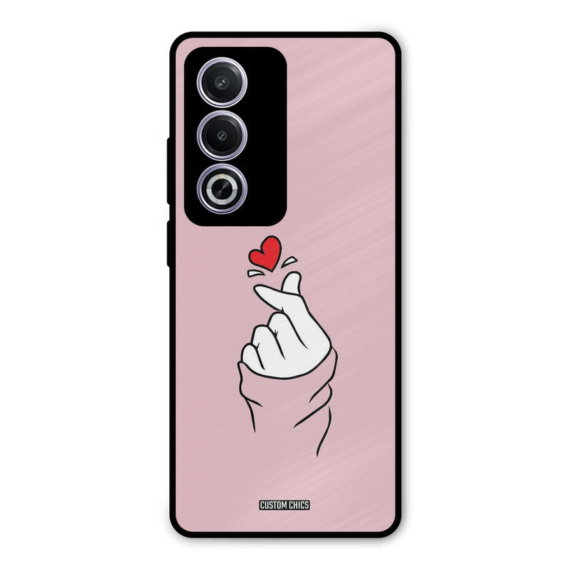 Sending Heart Oppo K12x Mobile Back Cover - Cute PrintShield Case