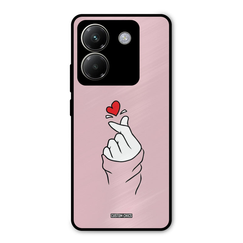 Sending Heart Poco M7 Pro Mobile Back Cover - Cute PrintShield Case