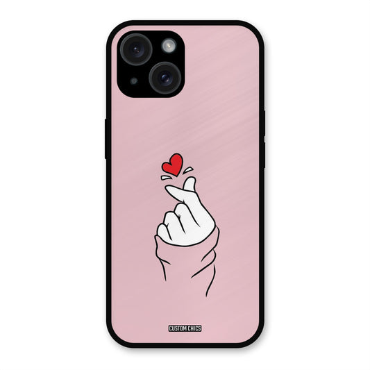 Sending Heart iPhone 15 Mobile Back Cover - Cute PrintShield Case