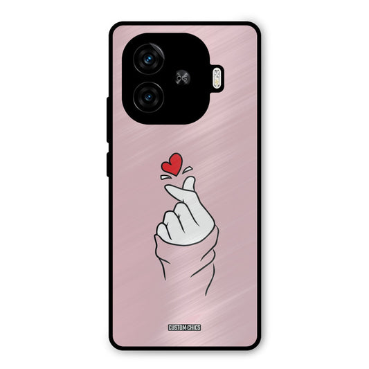 Sending Heart iQoo Neo 10R Mobile Back Cover - Cute PrintShield Case