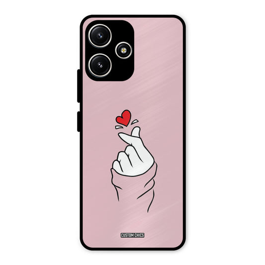 Sending Heart Redmi 12 5G Mobile Back Cover - Cute PrintShield Case