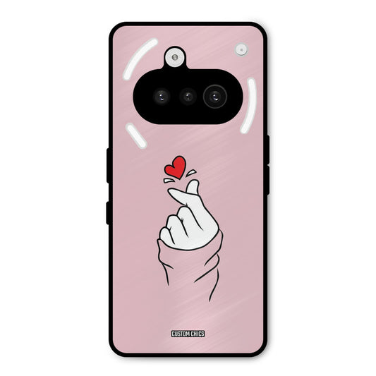 Sending Heart Nothing Phone 3A Mobile Back Cover - Cute PrintShield Case