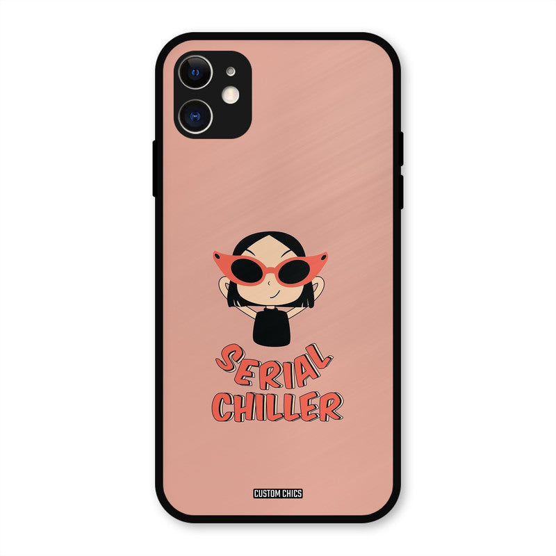 Serial Chiller iPhone 11 Mobile Back Cover - Typography PrintShield Case