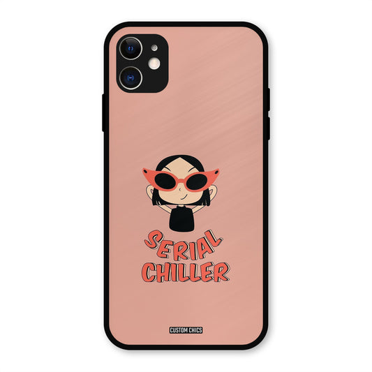 Serial Chiller iPhone 11 Mobile Back Cover - Typography PrintShield Case