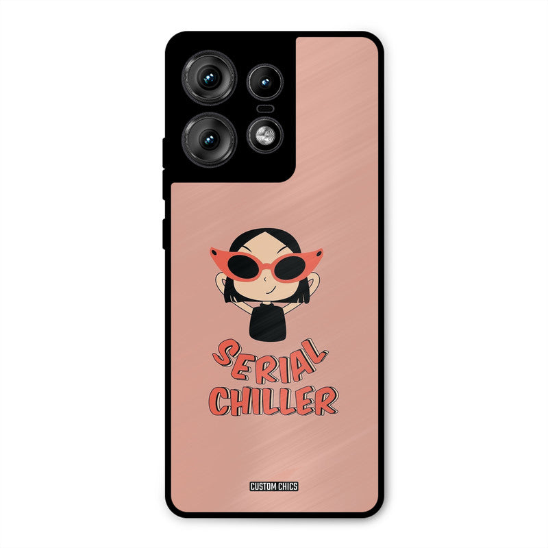 Serial Chiller Motorola Edge 50 Pro Mobile Back Cover - Typography PrintShield Case