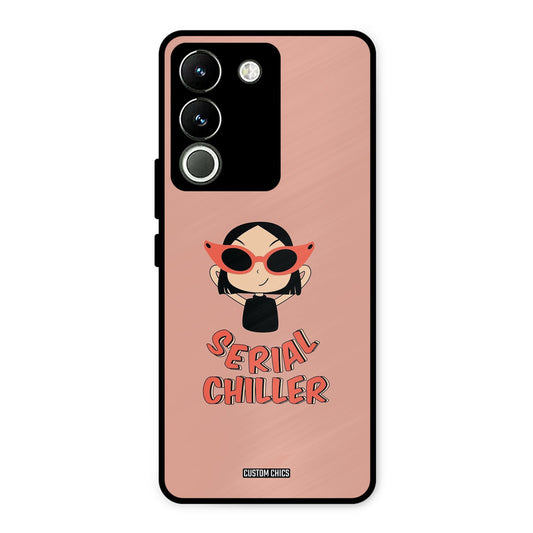 Serial Chiller Vivo Y200 Mobile Back Cover - Typography PrintShield Case