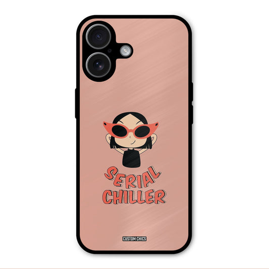 Serial Chiller iPhone 17 Mobile Back Cover - Typography PrintShield Case