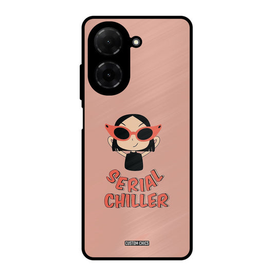 Serial Chiller Poco C71 Mobile Back Cover - Typography PrintShield Case