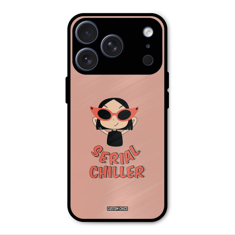 Serial Chiller iPhone 17 Pro Mobile Back Cover - Typography PrintShield Case