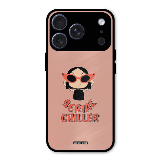 Serial Chiller iPhone 17 Pro Mobile Back Cover - Typography PrintShield Case