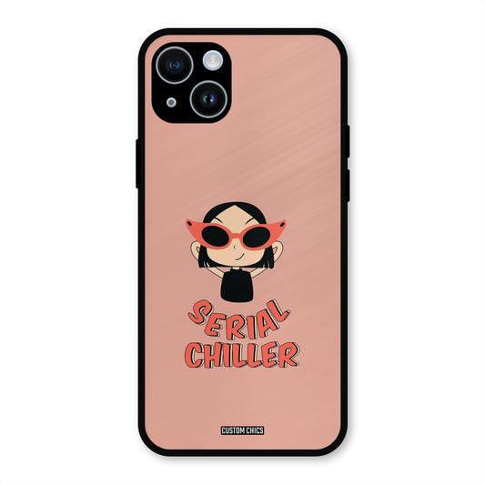 Serial Chiller iPhone 14 Mobile Back Cover - Typography PrintShield Case