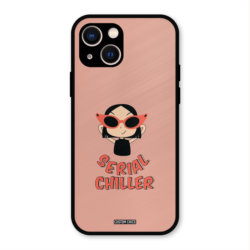 Serial Chiller iPhone 13 Mobile Back Cover - Typography PrintShield Case