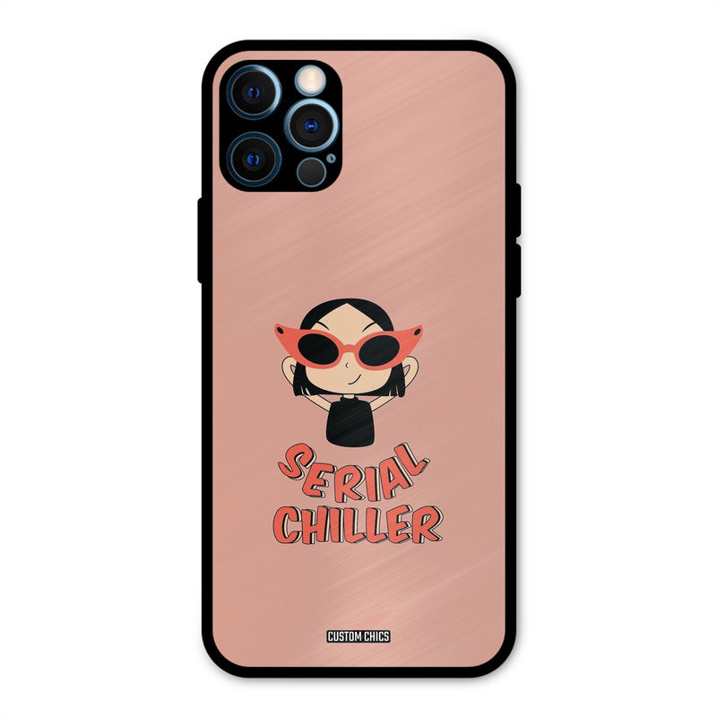 Serial Chiller iPhone 12 Pro Mobile Back Cover - Typography PrintShield Case