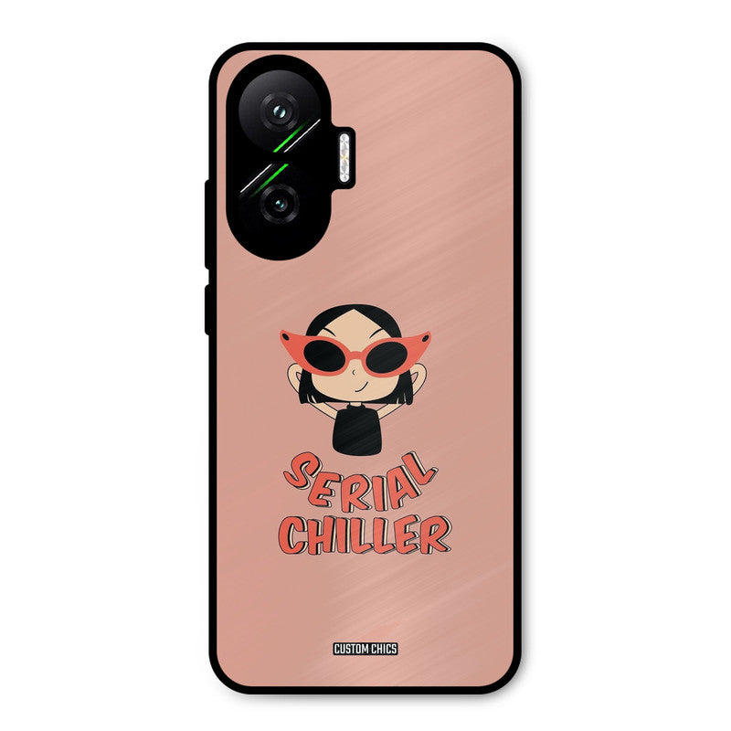 Serial Chiller Poco F7 5G Mobile Back Cover - Typography PrintShield Case