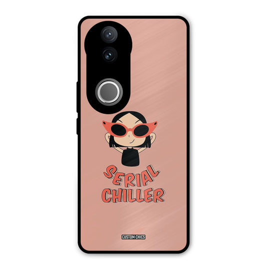 Serial Chiller Vivo V50 Mobile Back Cover - Typography PrintShield Case
