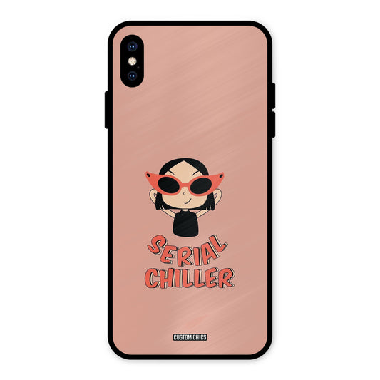 Serial Chiller iPhone XS Max Mobile Back Cover - Typography PrintShield Case