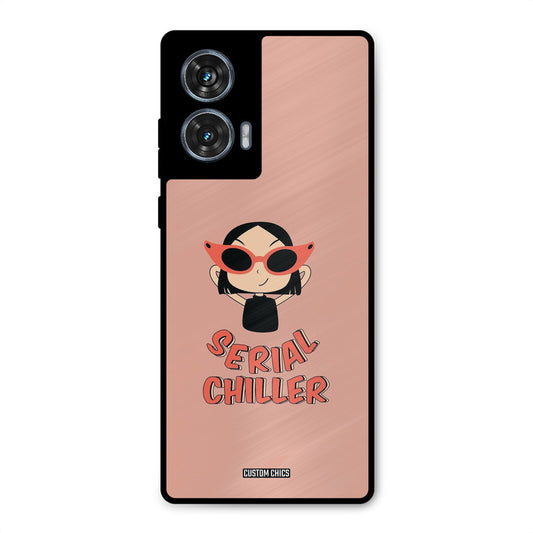 Serial Chiller Motorola Edge 50 Fusion Mobile Back Cover - Typography PrintShield Case
