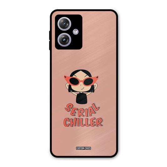 Serial Chiller Moto G54 Mobile Back Cover - Typography PrintShield Case
