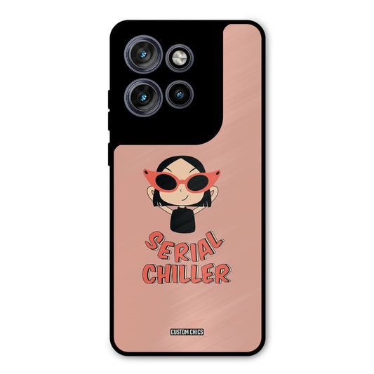 Serial Chiller Motorola Edge 50 Neo Mobile Back Cover - Typography PrintShield Case