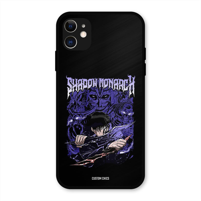 Shadow Monarch iPhone 11 Mobile Back Cover - Anime PrintShield Case