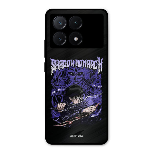 Shadow Monarch Poco X6 Pro Mobile Back Cover - Anime PrintShield Case
