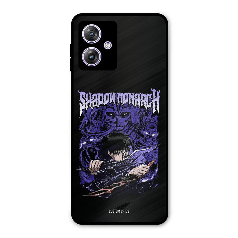 Shadow Monarch Moto G54 Mobile Back Cover - Anime PrintShield Case