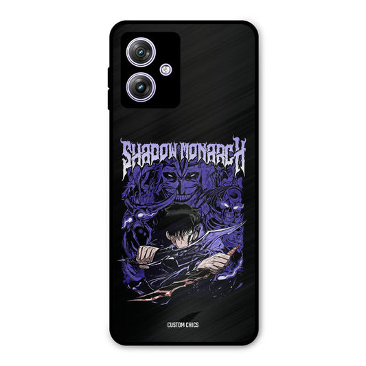 Shadow Monarch Moto G54 Mobile Back Cover - Anime PrintShield Case