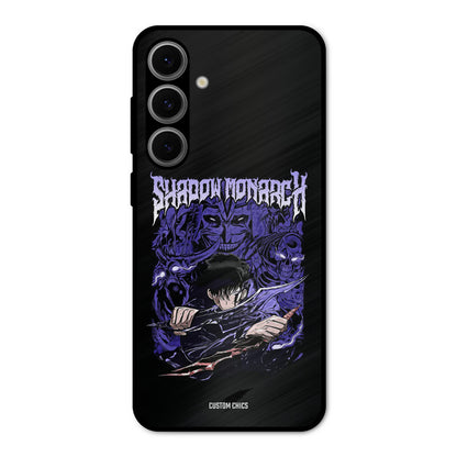 Shadow Monarch Samsung Galaxy S24 Mobile Back Cover - Anime PrintShield Case