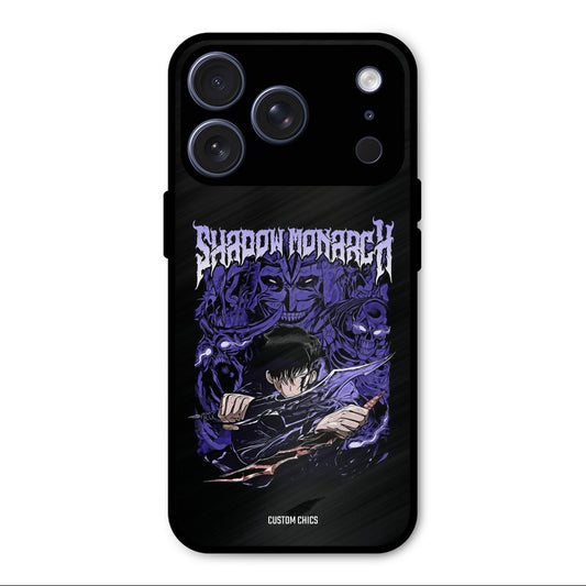 Shadow Monarch iPhone 17 Pro Max Mobile Back Cover - Anime PrintShield Case