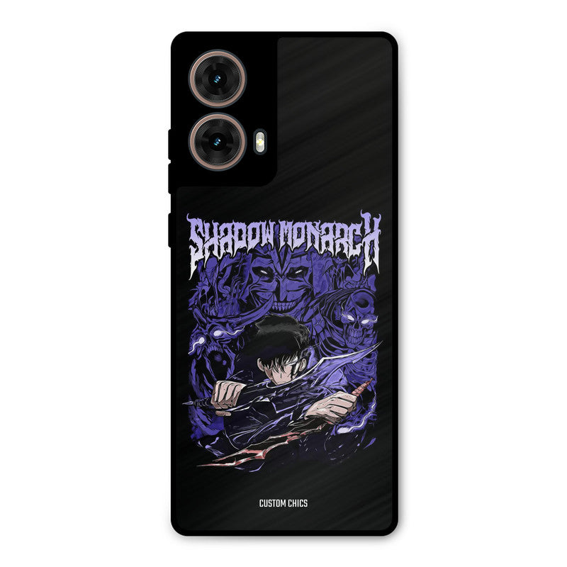 Shadow Monarch Moto G85 Mobile Back Cover - Anime PrintShield Case