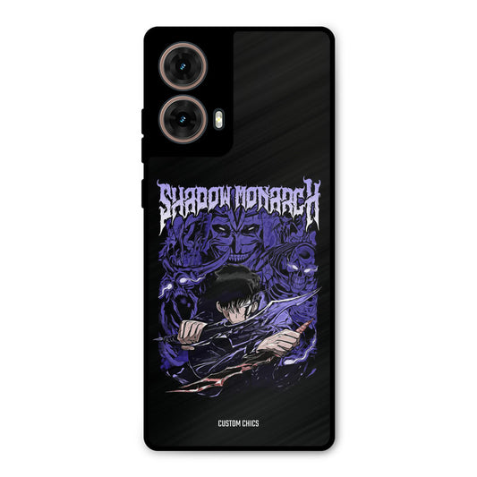 Shadow Monarch Moto G85 Mobile Back Cover - Anime PrintShield Case