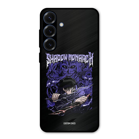 Shadow Monarch Samsung Galaxy S25 Plus Mobile Back Cover - Anime PrintShield Case