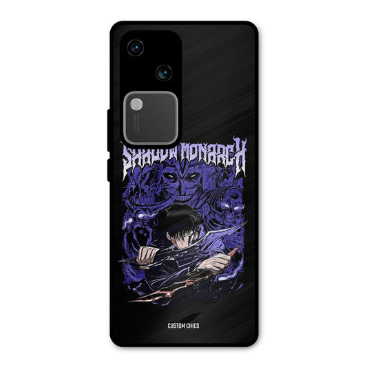 Shadow Monarch Vivo V30 Mobile Back Cover - Anime PrintShield Case