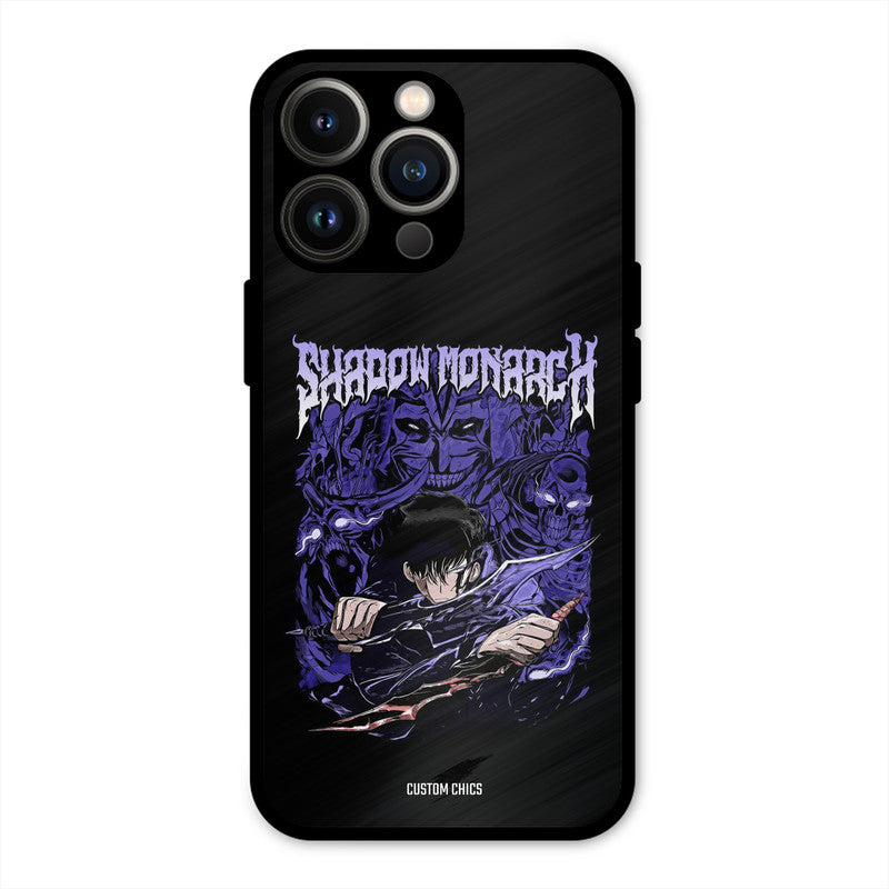 Shadow Monarch iPhone 13 Pro Mobile Back Cover - Anime PrintShield Case