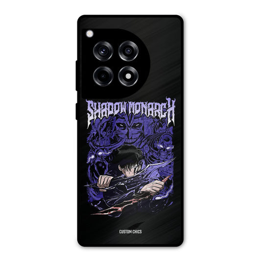 Shadow Monarch OnePlus 12R Mobile Back Cover - Anime PrintShield Case