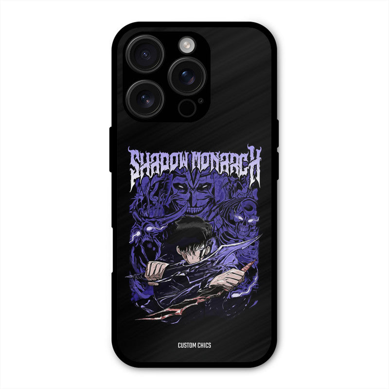 Shadow Monarch iPhone 16 Pro Max Mobile Back Cover - Anime PrintShield Case