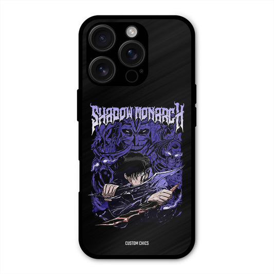 Shadow Monarch iPhone 16 Pro Max Mobile Back Cover - Anime PrintShield Case