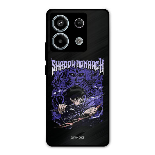 Shadow Monarch Redmi Note 13 Pro 5G Mobile Back Cover - Anime PrintShield Case